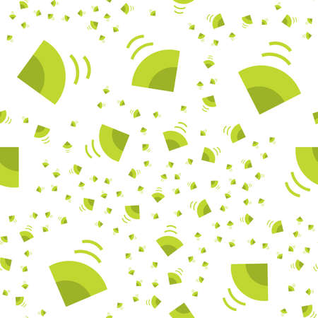 loudspeaker seamless patternのイラスト素材