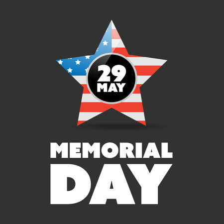 Memorial Day 29 Mayのイラスト素材