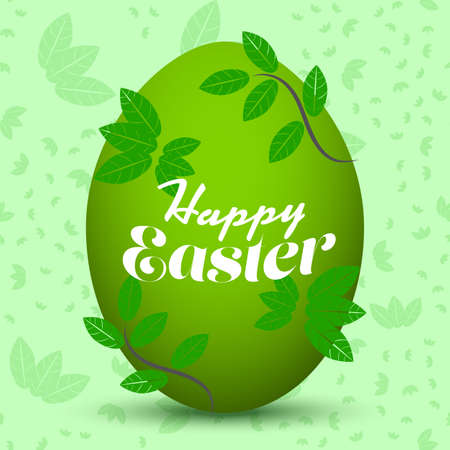 Happy Easter bannerのイラスト素材