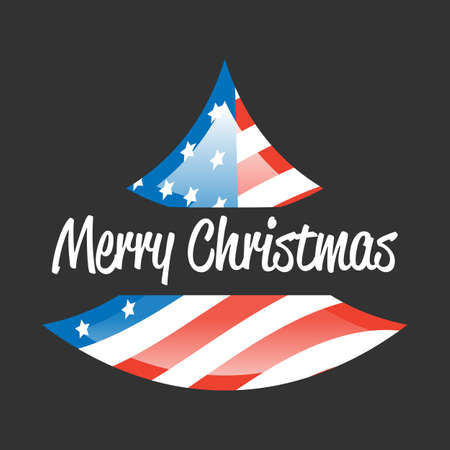 Merry Christmas bannerのイラスト素材