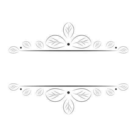 Vintage frame decorationのイラスト素材