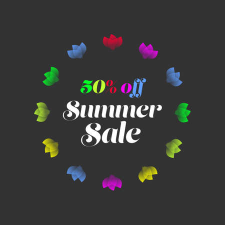 Springtime banner with leavesのイラスト素材