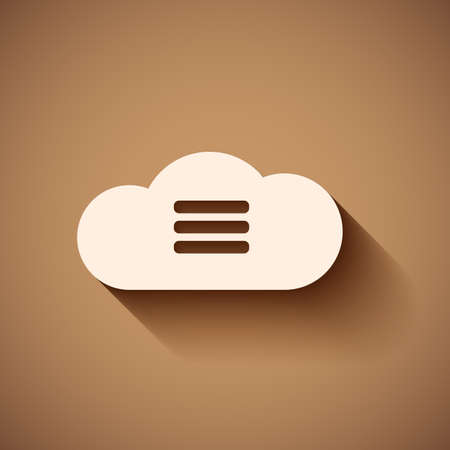 Computer cloud iconのイラスト素材