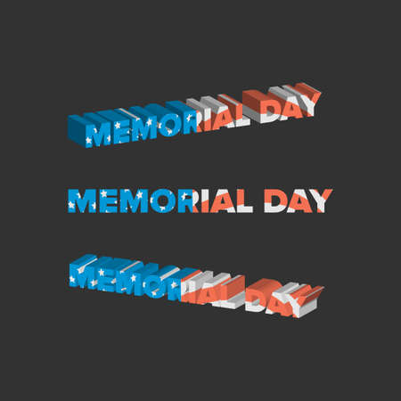 Memorial day signのイラスト素材