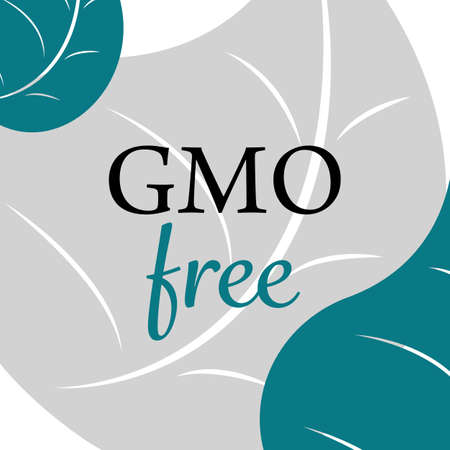 gmo free bannerのイラスト素材