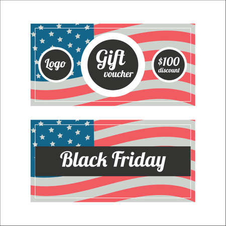 Black friday bannersのイラスト素材
