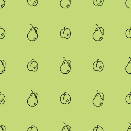 Fruits seamless patternのイラスト素材
