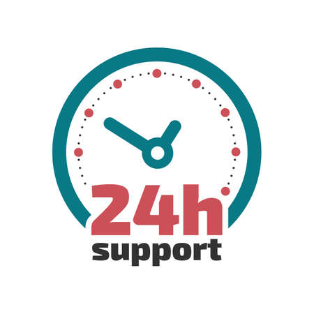 Support flat design iconのイラスト素材