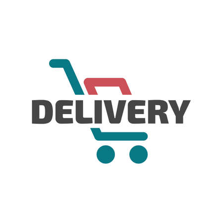 Flat delivery iconのイラスト素材