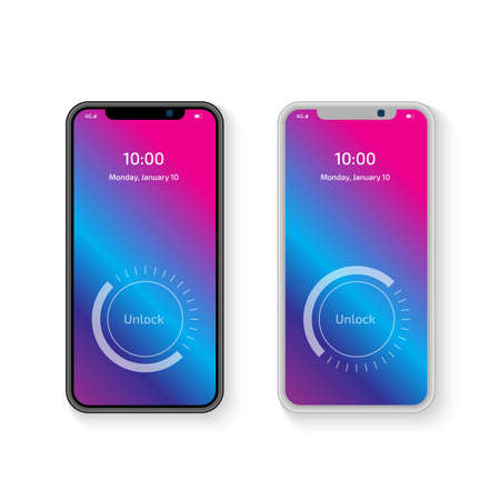 Modern Smartphone designのイラスト素材