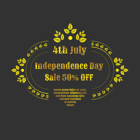Independence day image designのイラスト素材