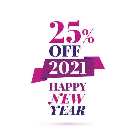 New year holiday text based vector bannerのイラスト素材