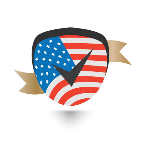 USA Election vector icon on the blackのイラスト素材