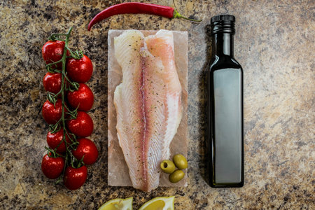 Olive Oil Bottleの写真素材