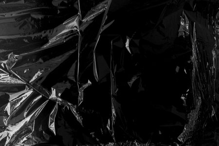 Plastic Wrap Textureの写真素材
