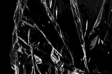 Plastic Wrap Textureの写真素材