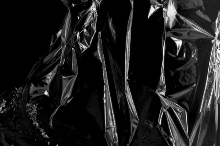 Plastic Wrap Textureの写真素材