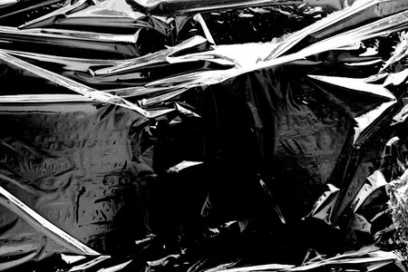Plastic Wrap Textureの写真素材