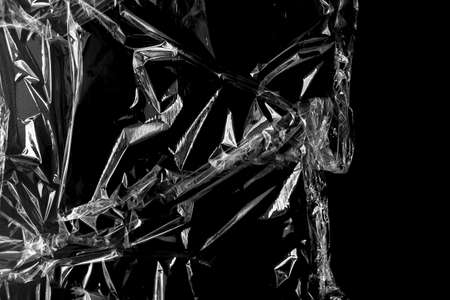 Plastic Wrap Textureの写真素材