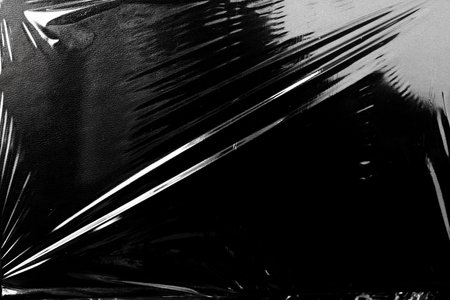 Plastic Wrap Textureの写真素材