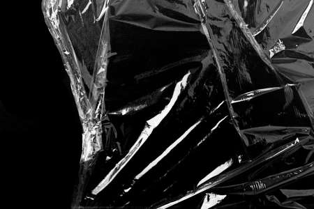 Plastic Wrap Textureの写真素材