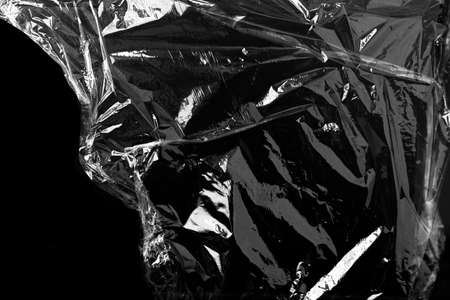 Plastic Wrap Textureの写真素材