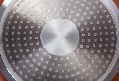 abstract texture metal surface of the bottom panの写真素材