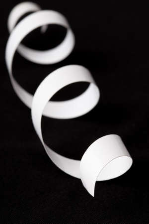 Paper Roll on black Background