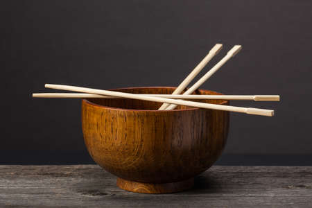 Chopsticks and Bowl の写真素材