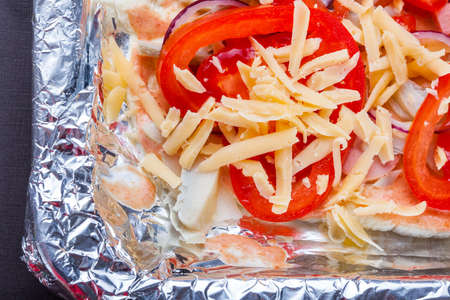 Pizza and italian kitchen  の写真素材