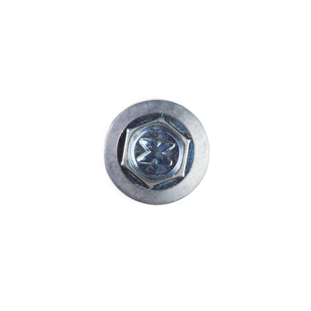Screw heads  Isolated on wite 