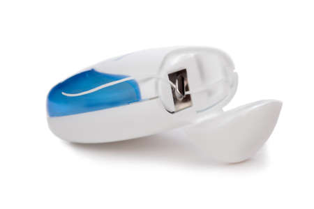 Dental floss can isolated