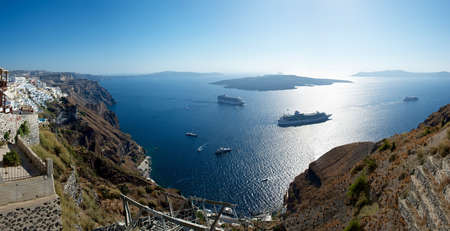Caldera. Santorini.の写真素材