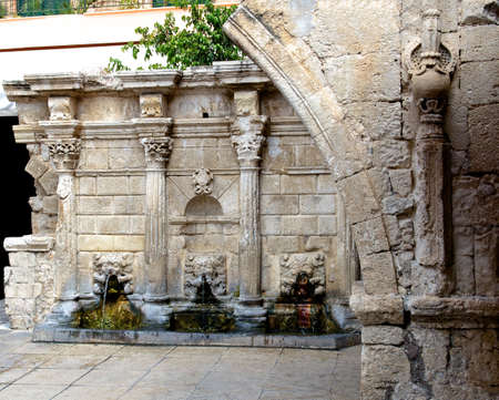 Ancient fountain の写真素材