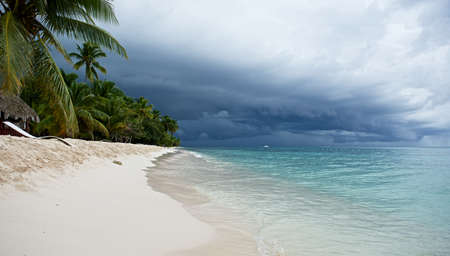  Storm over the island の写真素材