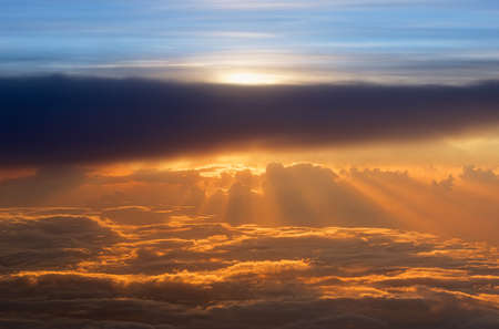 Waking up the sunの写真素材