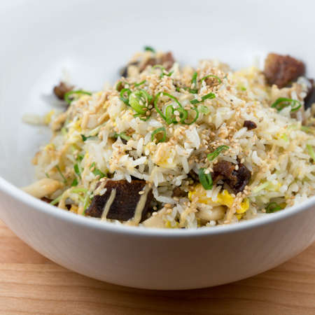 Pork Belly Fried Riceの写真素材