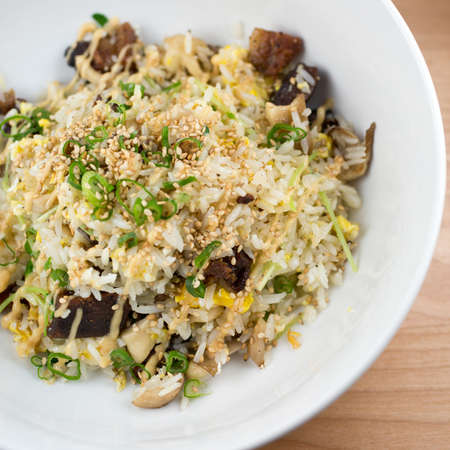 Pork Belly Fried Riceの写真素材