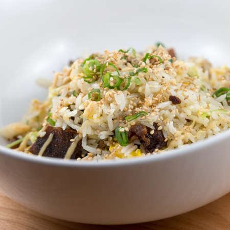 Pork Belly Fried Riceの写真素材