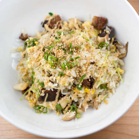 Pork Belly Fried Riceの写真素材