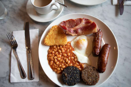 Full Irish breakfastの写真素材