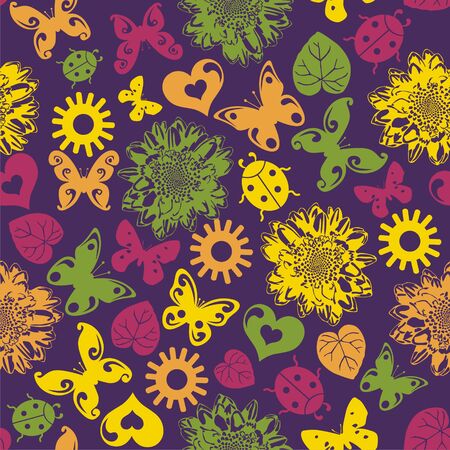 vector texture consist of colorful patterns  Vector illustrationのイラスト素材