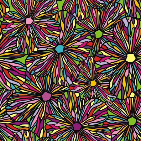  texture consist of ornate flowers. illustrationのイラスト素材