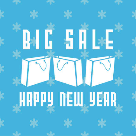 Sale poster with pockets for shopping. Vector illustration.のイラスト素材