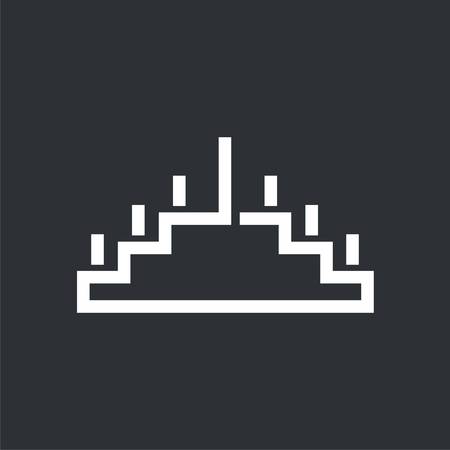 logo cake. Vector design logo. Logo for bakery shop. Vector illustrationのイラスト素材