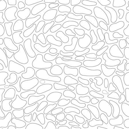 texture pattern of round shapes for print or background; pattern of different oval shapes.のイラスト素材