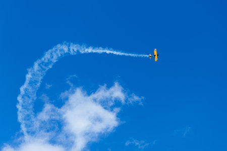 Romanian Airshow on the streets of Bucharest.の写真素材