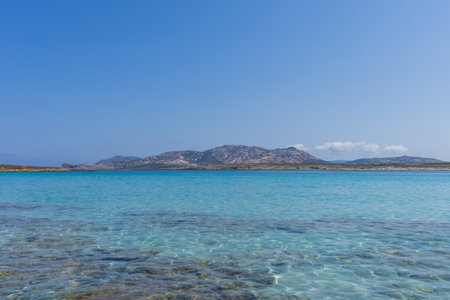 the sea and a beautiful landscapeの写真素材