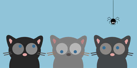 Cat icon set. Cute kawaii cartoon character. Funny kitten kitty. Happy Valentines Day. Greeting card tshirt notebook cover print. Baby background. Flat design. Vectorのイラスト素材