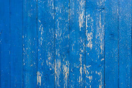 Blue Wood texture background. Wooden board background for Brochure.の写真素材